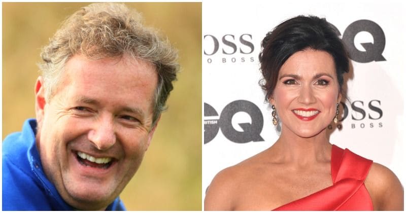 Piers Morgan called "deluded" by 'Good Morning Britain' co-host Susanna Reid after he wants his children to be "best at everything"