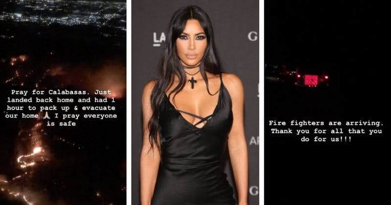 Calabasas Wildfire: Kim Kardashian forced to evacuate her home as fire sweeps through her Hidden Hills neighborhood