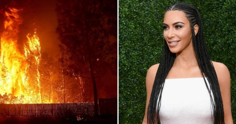 Kim Kardashian visits botox clinic just days after as she was forced to evacuate her home as wildfires threatened to engulf it