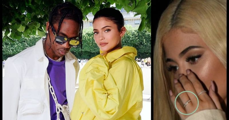 Kylie Jenner sparks engagement rumors after being seen wearing a stunning diamond-encrusted ring