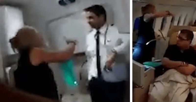 Woman passenger goes on a foul-mouthed tirade, spits on airline staff because she was denied more wine