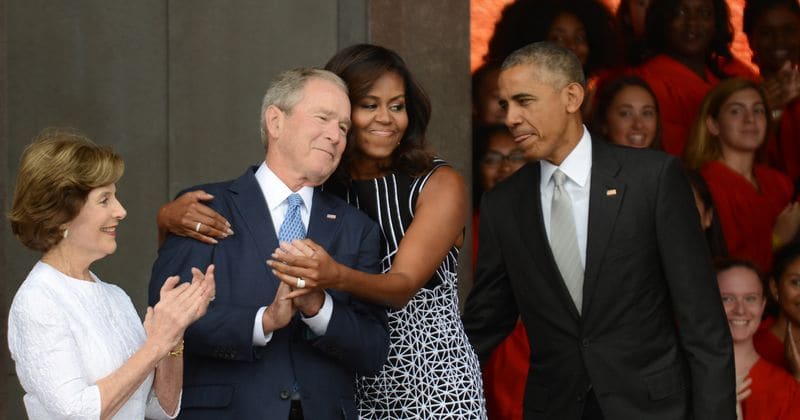 Michelle Obama gushes about George W Bush, says 'he's a beautiful, funny, kind, sweet man'