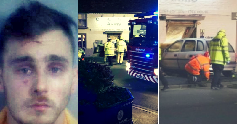 Drunk man, who plowed car into crowd outside pub as 'revenge' after girlfriend dumped him, gets 12 years in jail