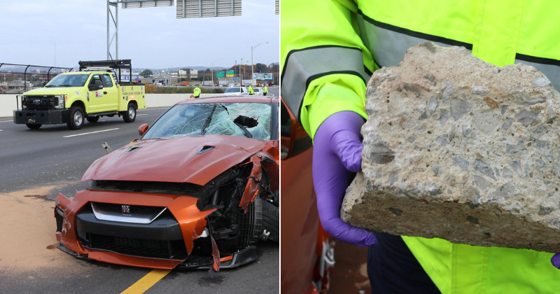 Nashville man killed after massive chunk of concrete that was 'intentionally' thrown blasts through his car's windshield
