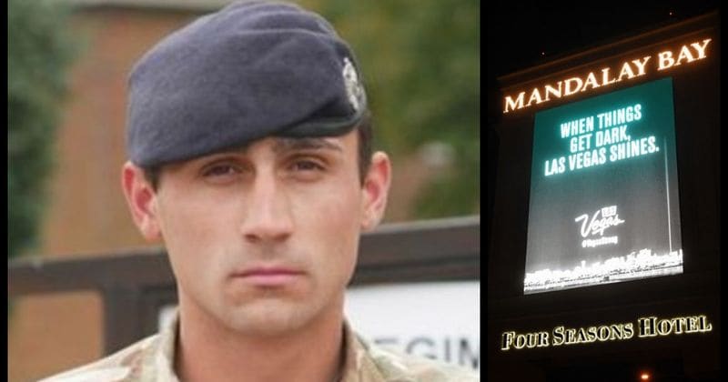 Off-duty British soldier who ran towards danger to help Las Vegas shooting victims awarded for his bravery
