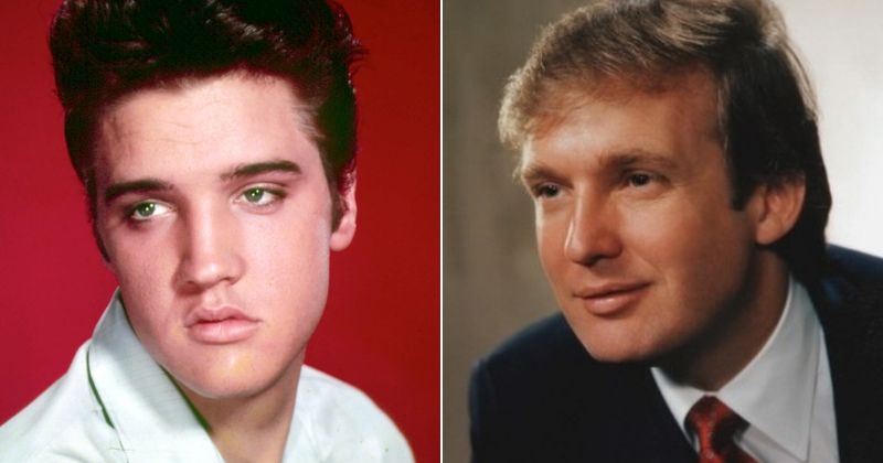 'They said I look like Elvis': Trump compares himself to King of Rock 'n' Roll while campaigning in his hometown