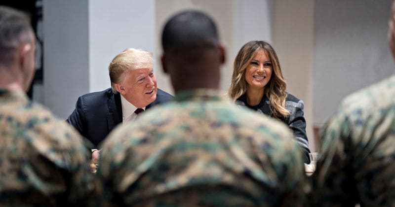 Melania Trump packs 'comfort kits' for US troops and expresses sorrow for three soldiers killed in Afghanistan