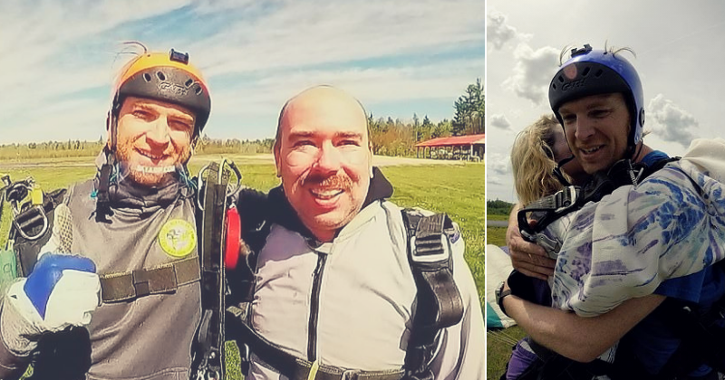 Skydiving instructor, 41, commits suicide by detaching himself from student mid-air during mile-high jump