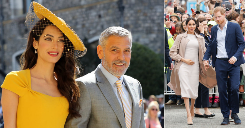 George and Amal Clooney will reportedly be godparents to Meghan Markle and Prince Harry’s baby
