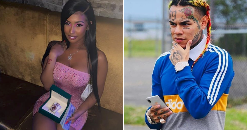 Tekashi 6ix9ine gifts model girlfriend a $35,000 Rolex from prison while facing multiple charges