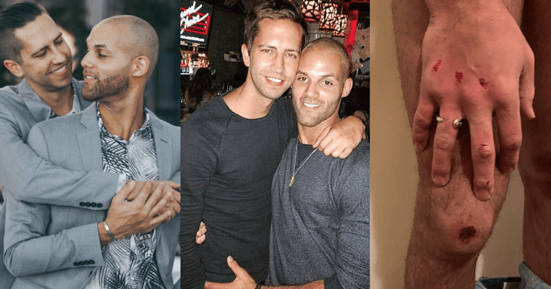 Homophobic Uber driver brutally assaults married gay couple after they hugged in his car