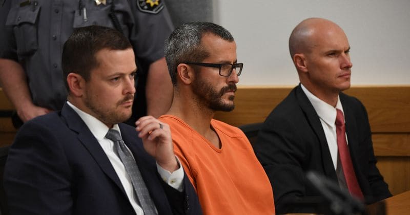 Chilling video shows Chris Watts loading his truck and driving off with the bodies of his murdered wife and kids