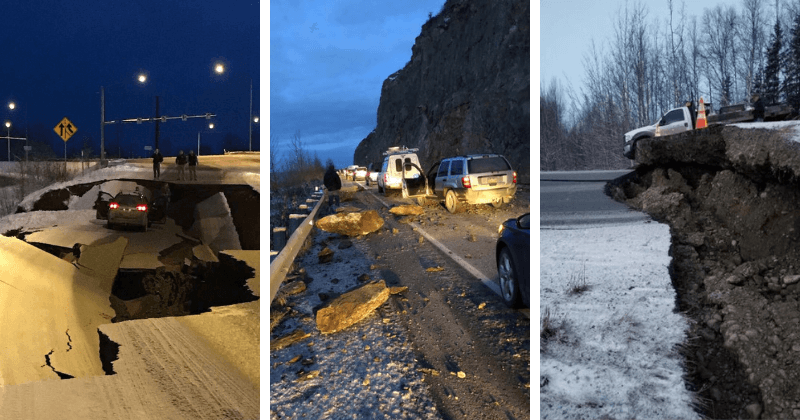 Major damage after magnitude 7 earthquake, 8 aftershocks rock Alaska, raising alarm for tsunami