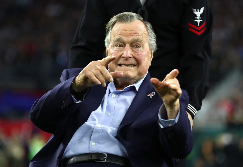 Former President George Bush died in Houston on Friday (Getty Images)