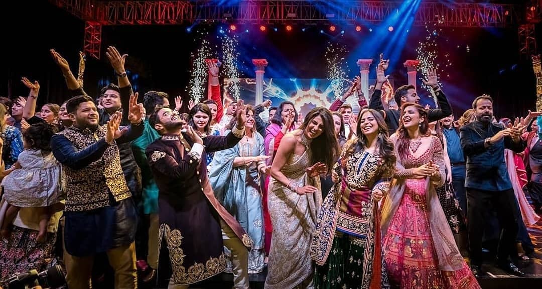 The festivities at the wedding (Instagram)