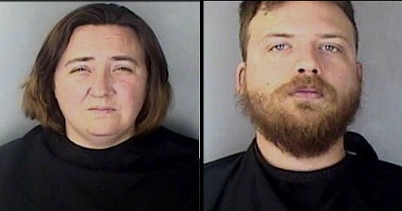 Couple starved Great Dane so badly it chewed its own leg off in an effort to get free from a runner cable