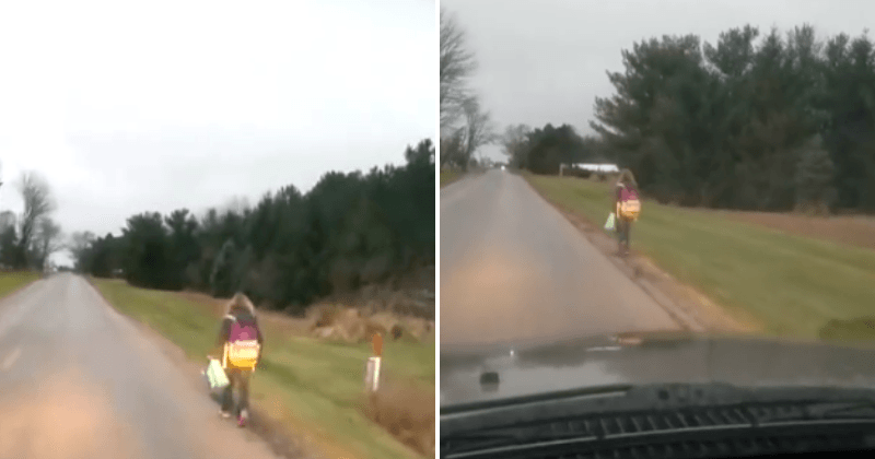 Father teaches 10-year-old daughter a simple but powerful lesson, makes her walk five miles to school as punishment for bullying
