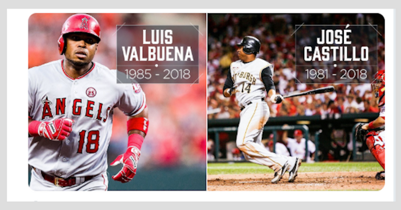 Ex MLB players Luis Valbuena and Jose Castillo killed in an accident after their car struck a rock and veered off road in Venezuela
