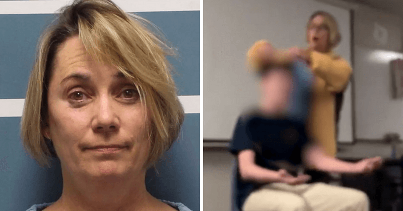 Science teacher arrested after she forcibly cuts student's hair while singing 'The Star Spangled Banner'