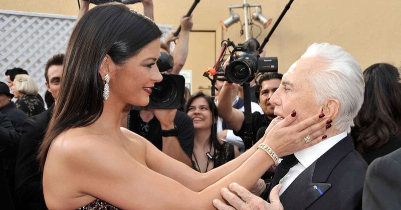 Catherine Zeta-Jones shares touching tribute to father-in-law Kirk Douglas on his 102nd birthday