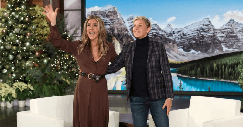 Jennifer Aniston reveals she likes watching TV naked in bed at the end of the day: 'Is that weird?'