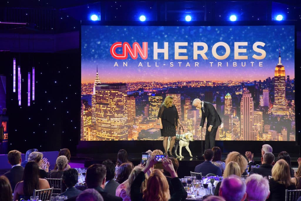 Anderson Cooper speaks onstage during the 12th Annual CNN Heroes: An All-Star Tribute at American Museum of Natural History on December 9, 2018 in New York City. (Photo by Michael Loccisano/Getty Images for CNN )