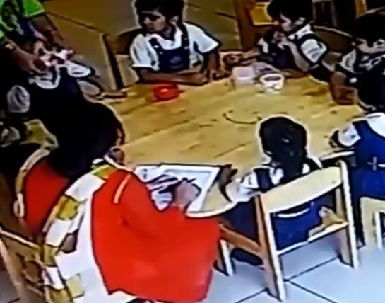 The teacher was ssupended for her shocking behavior (YouTube)