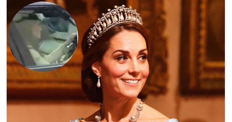 Kate Middleton spotted driving herself to Buckingham Palace for solo visit even as rumors of feud with Meghan continue