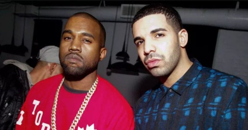 Did Kanye West just rekindle beef with Drake or is he just going off the rails again?
