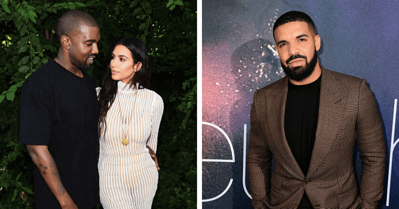 Kim Kardashian wades into husband Kanye West and Drake's feud: "Never threaten my husband or our family"