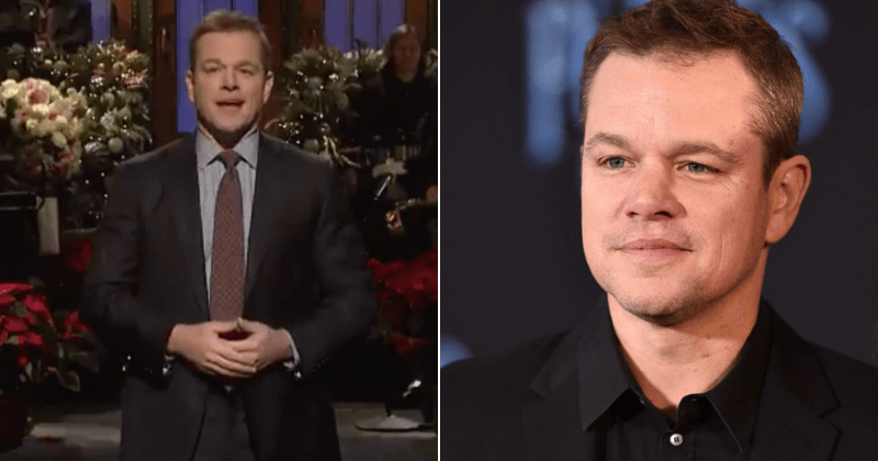 Matt Damon fights back tears on SNL as he pays emotional tribute to his father who died last year