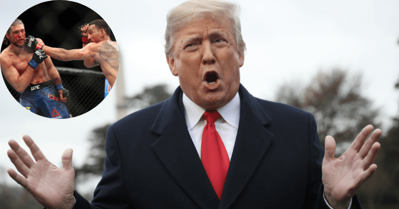 Donald Trump called Dana White to tell him Holloway vs Ortega was the "greatest fight" he'd ever seen