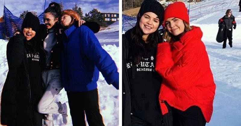 Selena Gomez looks happy and healthy during a snow vacation with BFFs in first appearance in months