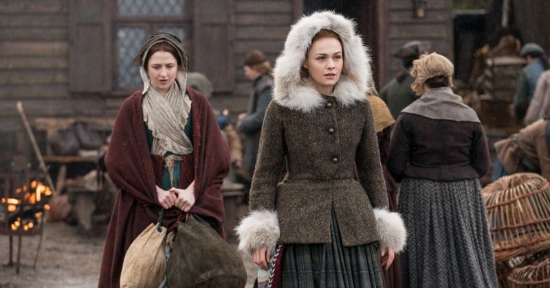 'Outlander' season 4's marvelous time-traveling costumes came through the books, tv, museum and the Internet