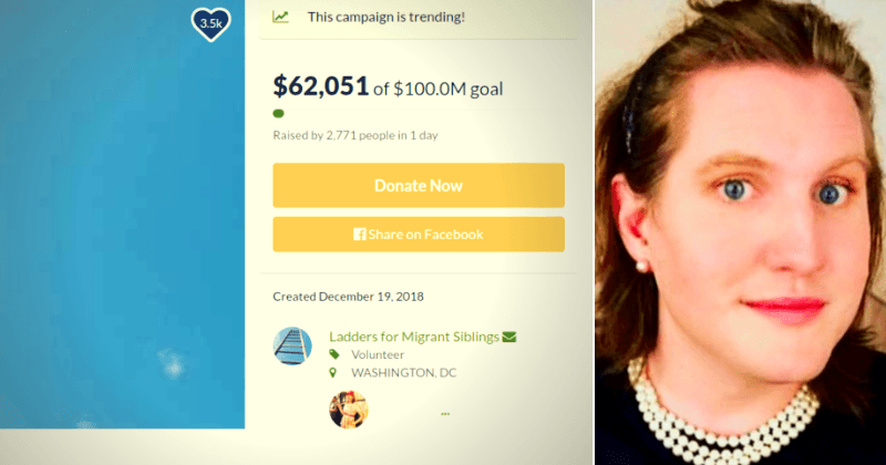 Counter GoFundMe page created to raise money to buy 'ladders' to climb over Trump's border wall