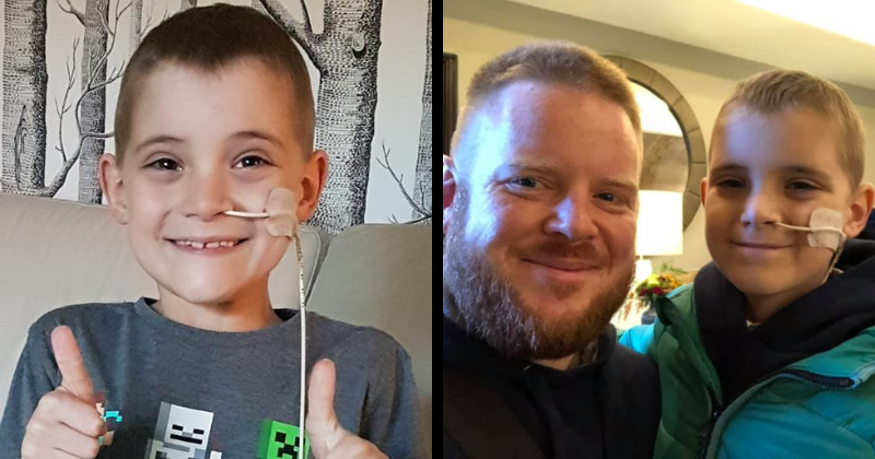 Eight-year-old boy loses battle to rare and aggressive form of cancer hours after parents make desperate plea for donations