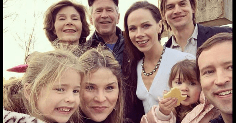 The Bush family pulls together to celebrate first Christmas without Bush senior and Barbara