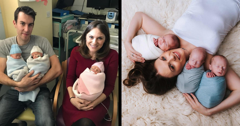 Woman, who ignored advise to abort one or two of her triplets to give the other a chance to survive, celebrates Christmas with all three kids