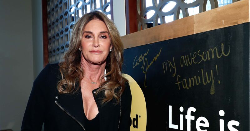 Caitlyn Jenner attends the Kardashian Christmas party with Sophia Hutchins for the first time since family feud