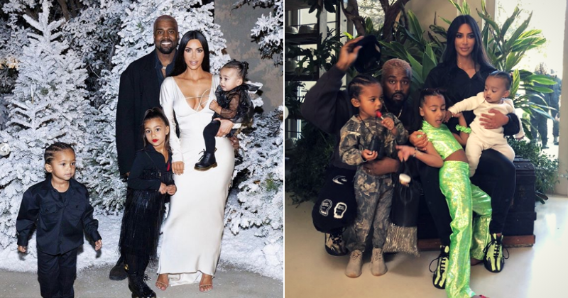 Kim Kardashian slammed for letting 5-year-old daughter North wear lipstick and straighten her hair for Christmas photo