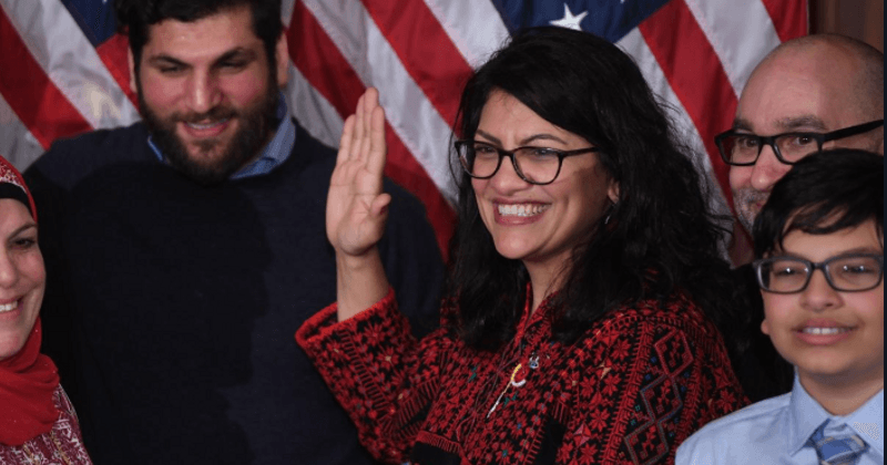 First Palestinian-American Congresswoman Rashida Tlaib vows to "impeach motherf*****" Donald Trump