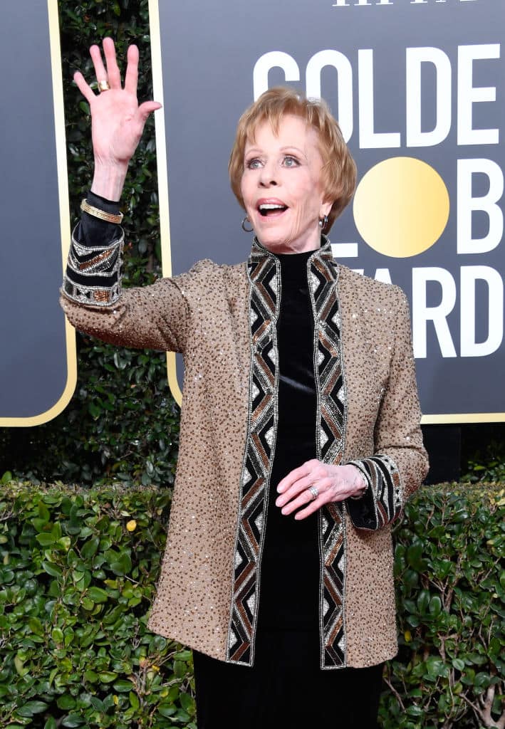 Carol Burnett attends the 76th Annual Golden Globe Awards at The Beverly Hilton Hotel on January 6, 2019 in Beverly Hills, California. (Photo by Frazer Harrison/Getty Images)