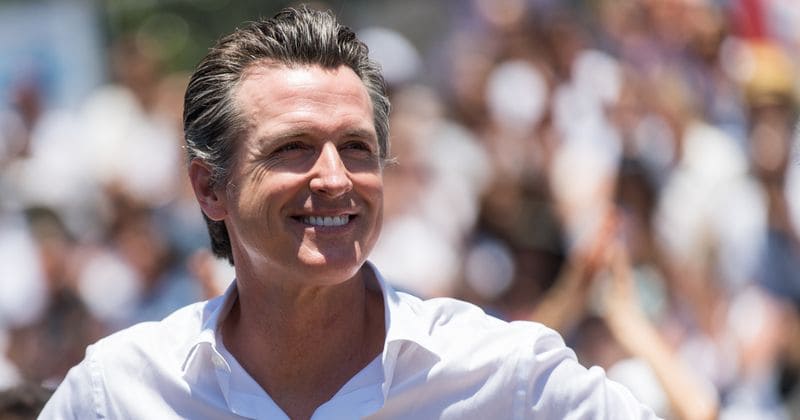California Governor David Newsom promises 'sanctuary to all who seek it' as he slams Trump's immigration policy