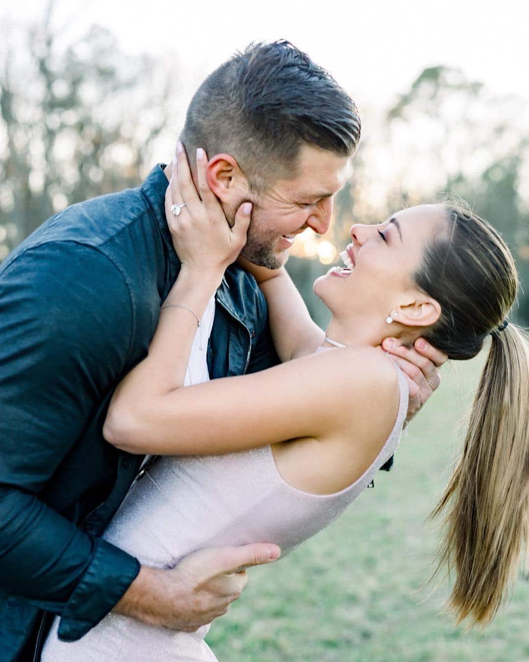 The former NFL quarterback proposed to his girlfriend on Wednesday at his family's farm in Florida (Instagram)
