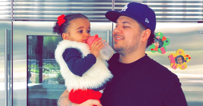 Rob Kardashian shares adorable photo of daughter Dream slaying winter in all her fashionable glory