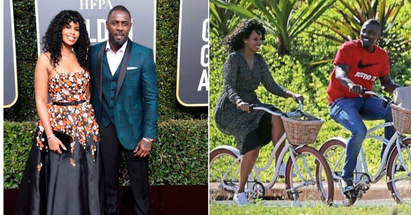 Idris Elba enjoys a romantic bike ride with fiancée Sabrina Dhowre in Hawaii