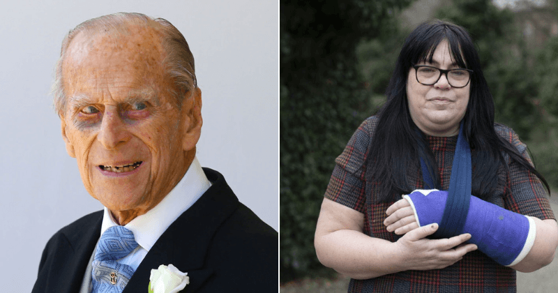 Woman who broke her wrist in car crash with Prince Philip says 'roads will be safer' after he 'voluntarily' gave up his driver's license