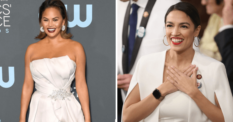Chrissy Teigen invites Alexandria Ocasio-Cortez to watch Grammys with her and social media loves it that she said yes
