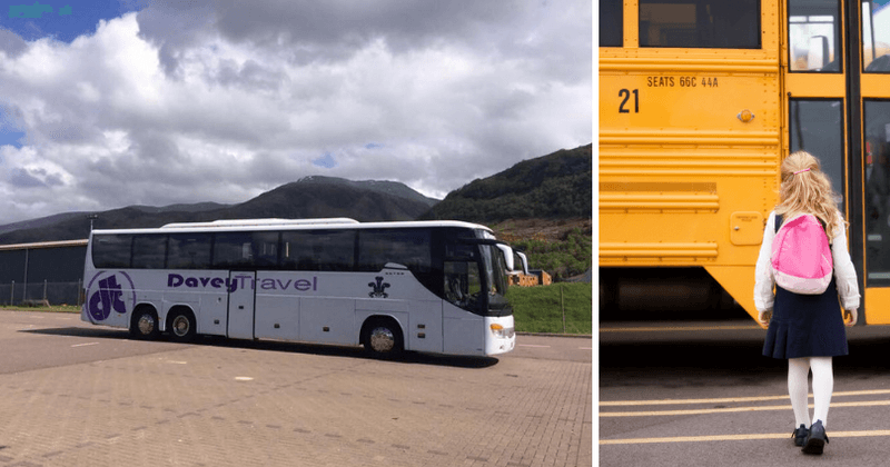 Toddler, 3, trapped in school bus for five hours after driver failed to notice her fallen between the seats