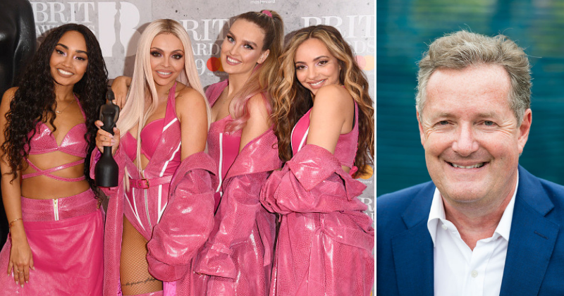 Piers Morgan upset at Little Mix for laughing out loud when Brits host Jack Whitehall "fat shamed" him at awards